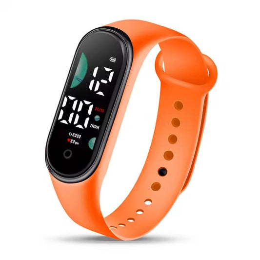 Kids' Digital Sports Watch - LED Display, Luminous Screen, Auto Date & Calendar