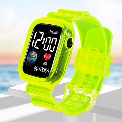 Kids LED Digital Sports Watch – Waterproof, Stylish, and Durable