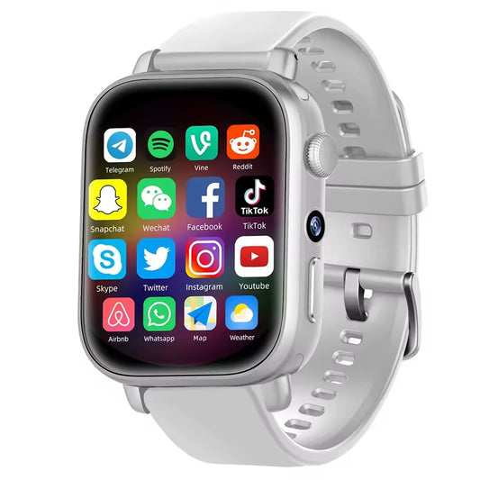 NEW I1S 4G Smartwatch: 1.9'' HD Screen, GPS, Dual Cameras, Video Calls & Google Play