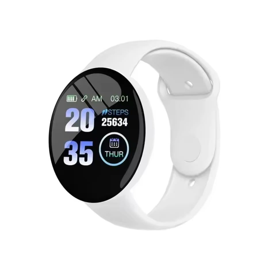 D18Pro Smartwatch: Bluetooth Fitness Tracker with Heart Rate & Blood Pressure Monitor